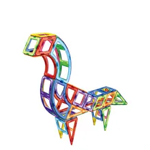 97 шт./лот Diy магнитные строительные блоки Магнитная конструкция блоки колесо обозрения игрушки 3d Магнитные дизайнерские развивающие кирпичи