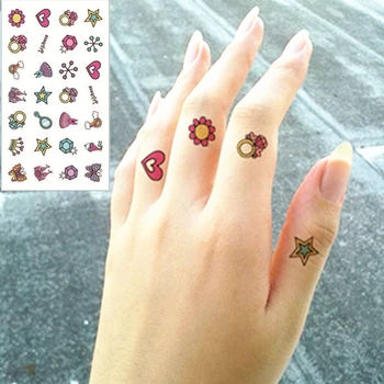 

SHNAPIGN Star Jewelry Flash Tattoo Hand Sticker 10.5*6cm Small Waterproof Henna Beauty Temporary Body Sticker Art FREE SHIPPING