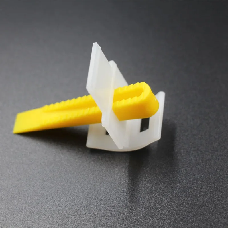 

QWORK Tile Leveling System 50pcs Clips+50pcs Wedges Tile Leveler Spacers Lippage