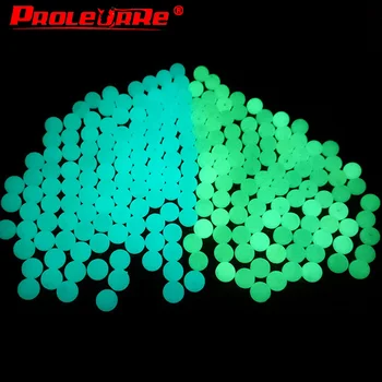 

Proleurre 5mm Luminous Beads Fishing Space Beans round Float Balls Stopper light Balls sea Fishing Tackle lure Accessories