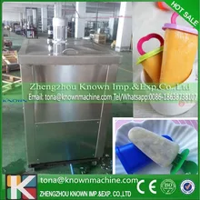 110v with USA style plug Popsicle machine with 2 moulds CFR price by sea arrival between 30 days once machine laded to the boat