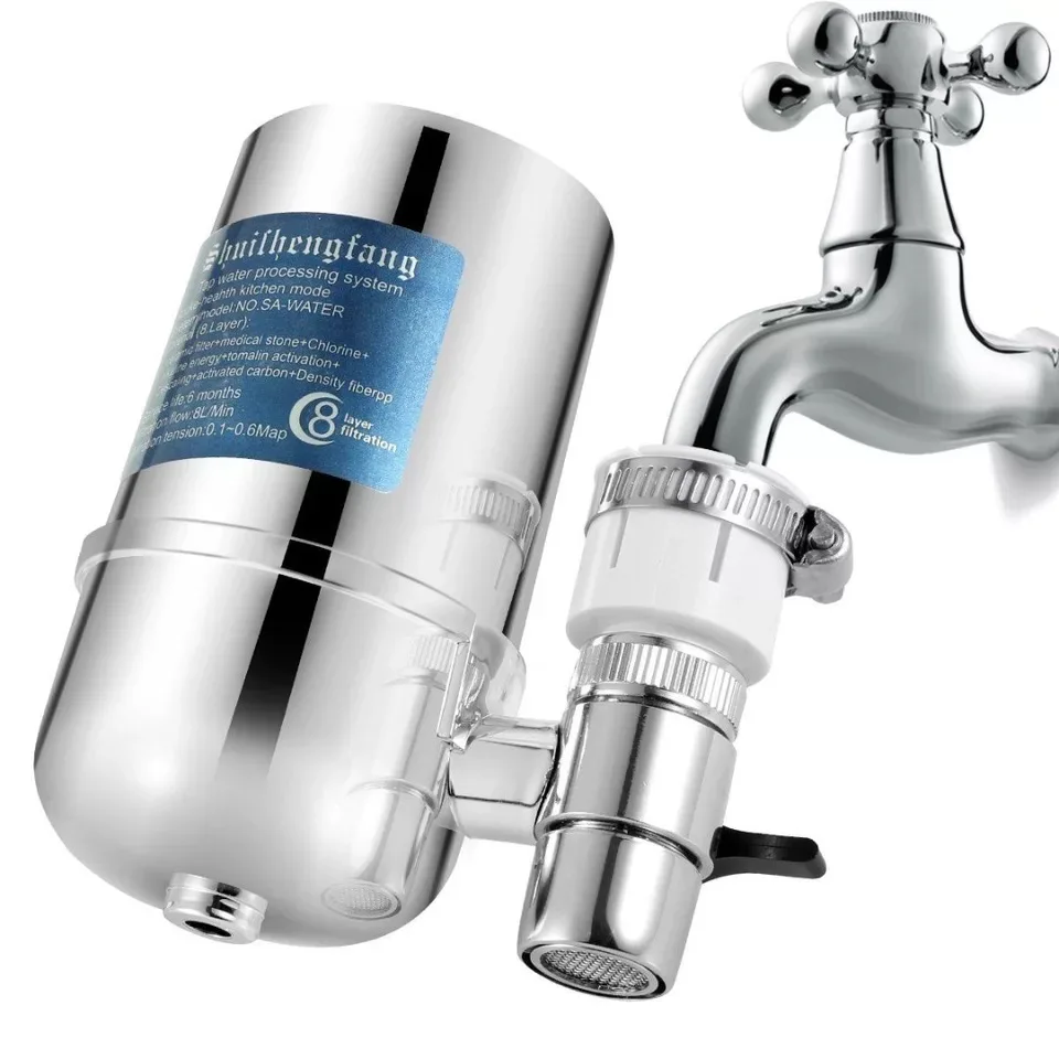 Remove water contaminants, water and electrolytes, household faucet water purifier kitchen water filter easy to install