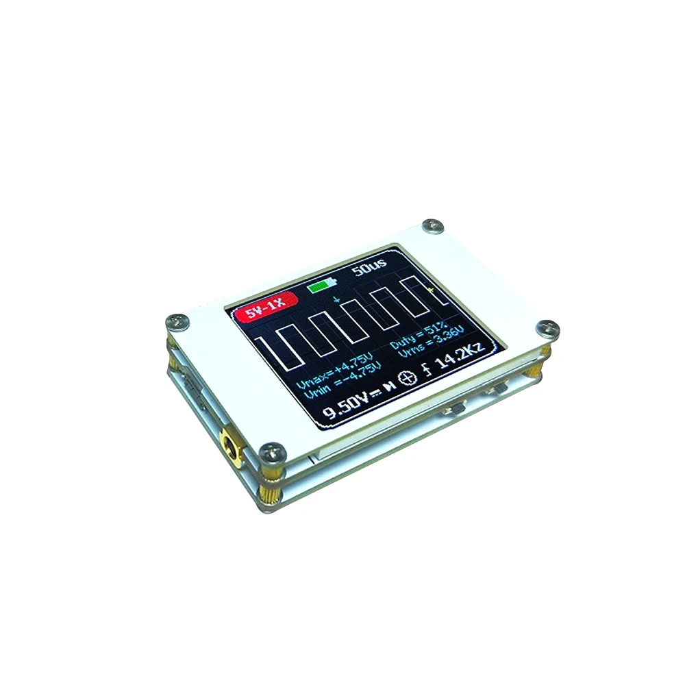 

Handheld Mini Digital Storage Handheld Oscilloscope of 1MHz Bandwidth 5MS/s Sample Rate Oscilloscopes Kit