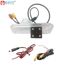 EKIY HD CCD 4 LED Auto Videocamera vista posteriore Per Hyundai Creta IX25 Auto Reverse Macchina Fotografica di Sostegno di Parcheggio Macchina Fotografica Impermeabile Grandangolare
