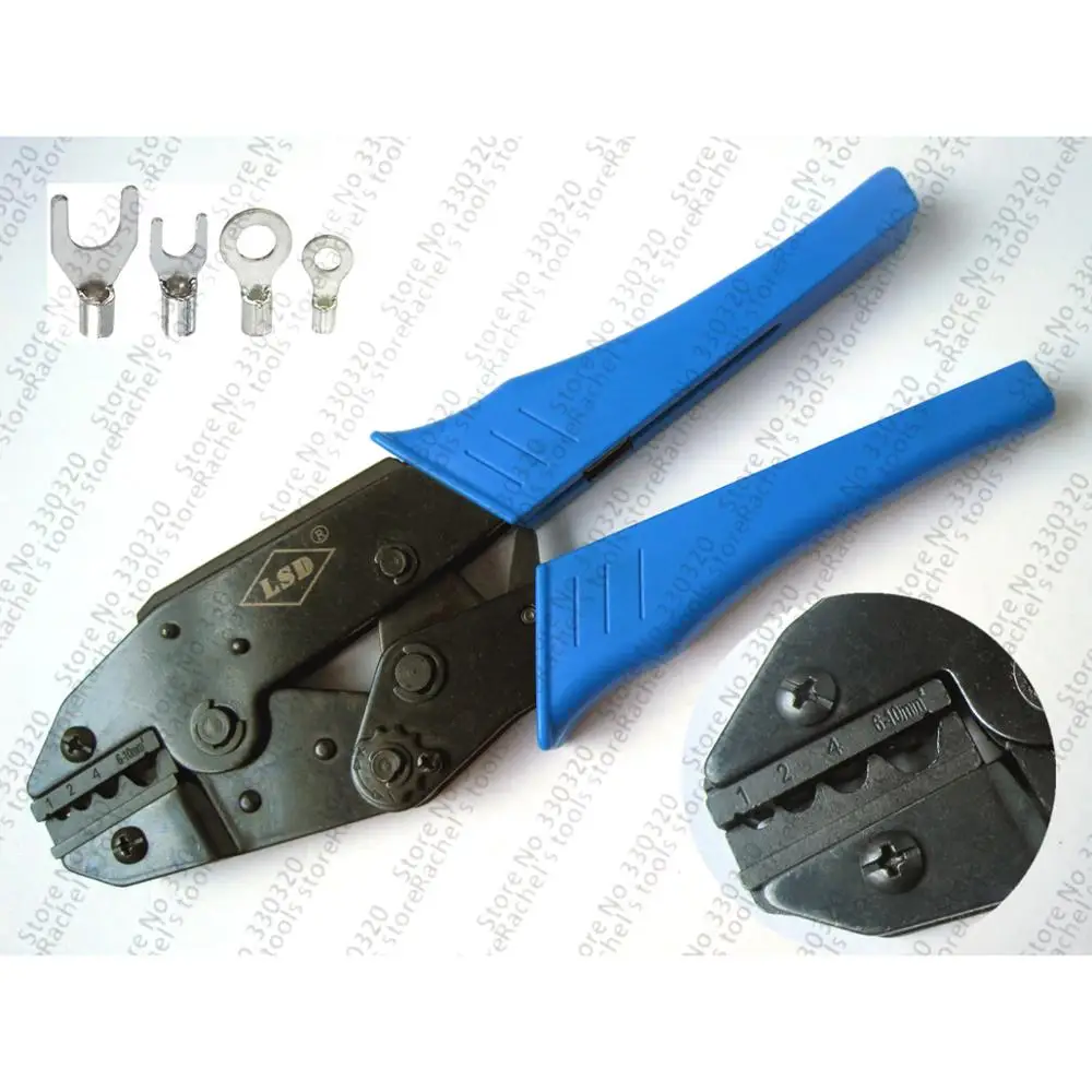 Buy LS 10 hand crimping tool for non insulated crimp terminal 1 10mm2 from