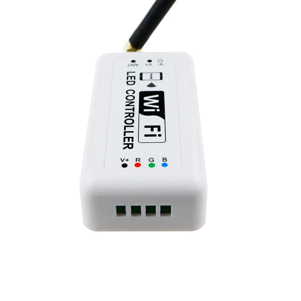 DC12V 24 V Wifi Led контроллер Диммер Мини умный дом управление на Android/IOS полоса 12A 2 4 Ghz RGB