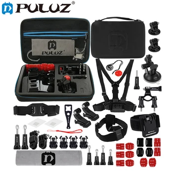 

PULUZ 45 in 1 Accessories Combo Kits Suction Cup Mount for GoPro HERO6 5 4 Session 4 3 + 3 for Xiaoyi and Other Action Camera
