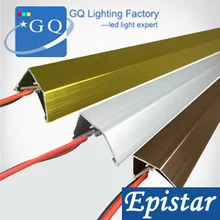 10 шт./лот горячая Распродажа DHL FedEx 7020 светодиодный свет бар U/V Ювелирное Украшение с бороздкой ламповый светильник светодиодный жесткой полосы света DC 12 V