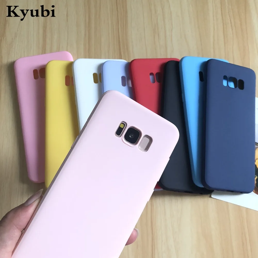 

Candy Color Case For Samsung Galaxy A8 A6 Plus A9 J6 J4 A7 2018 Silicone Matte Cover For Samsung J2 Pro 2018 Grand Prime Pro
