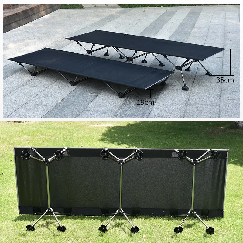  Sturdy Comfortable Camping Mat Portable Folding Tent Bed Sleeping Cot Outdoor Camping Bed Hiking Tr