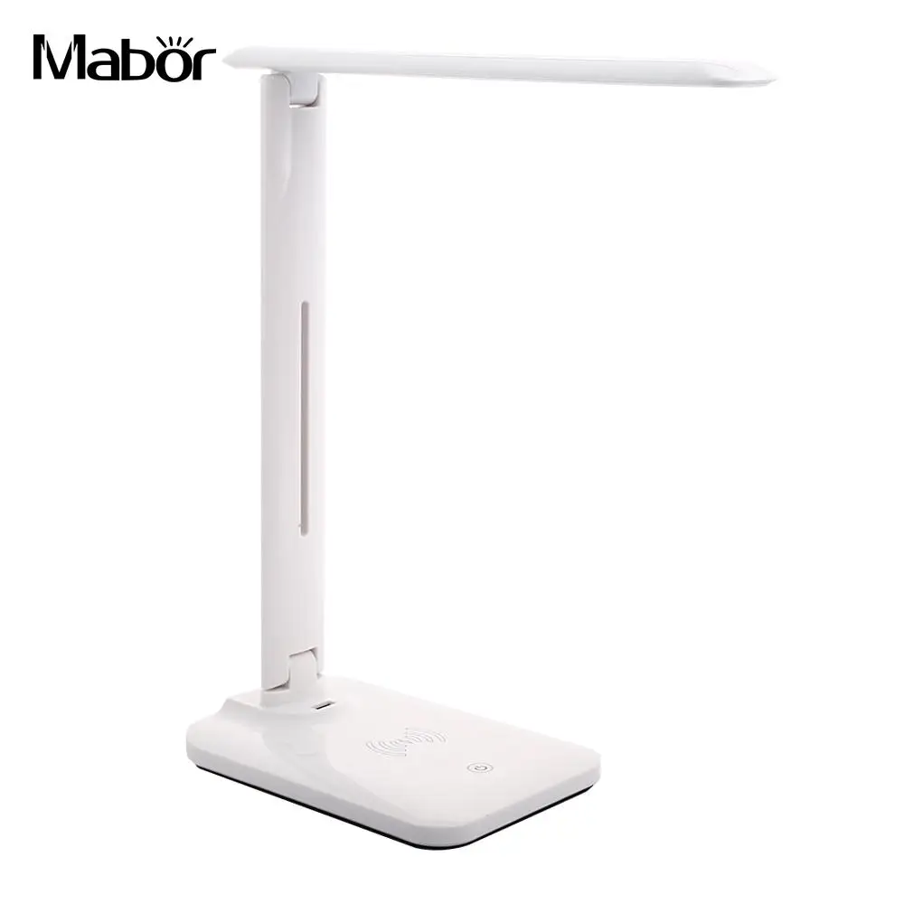 

QI Wireless Charger Book Lamp Adjustable Eye-Care Reading Light Torch Study for Flashlight LED Booklight Piano