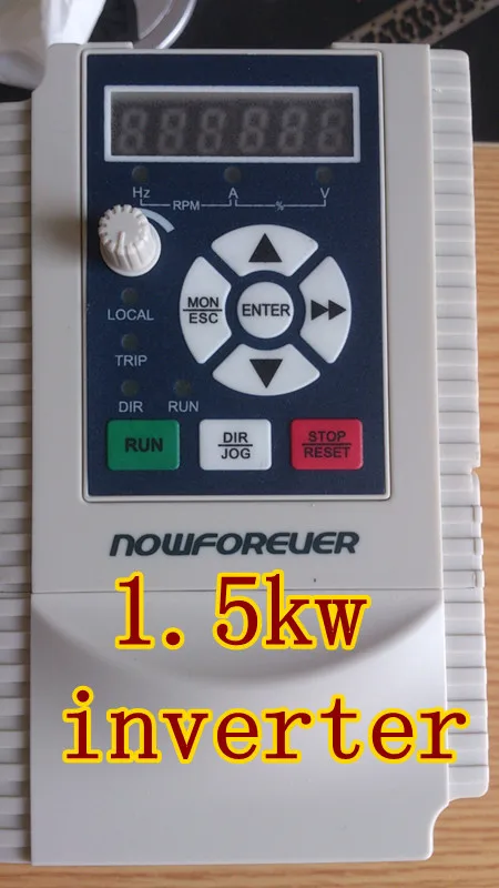 

1.5KW spindle motor inverter with 1.5KW spindle motor supporting the use of