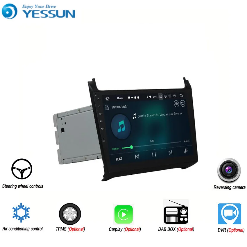 Flash Deal YESSUN Android 8.0 4G RAM For Volkswagen POLO MK5 2015 Car Navigation GPS Multimedia Player mirror link Radio Touch Screen 1