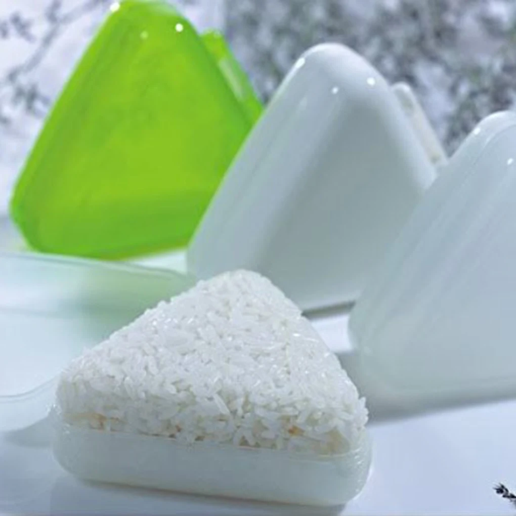 Пластик DIY суши 3D Плесень Onigiri рисовые шарики, обед Кухня инструмент пресс-форм Еда Пресс производителя разные цвета