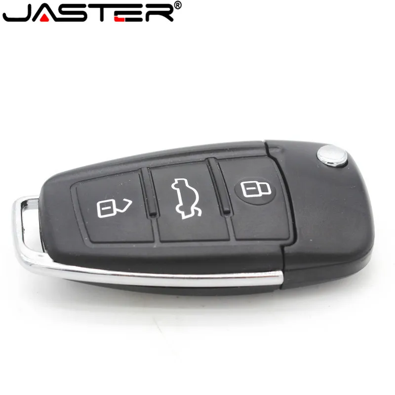 JASTER Usb флеш-накопитель реальная емкость Audi Автомобильный ключ 8 ГБ 16 ГБ 32 ГБ 64 ГБ флеш-накопитель Флешка карта памяти