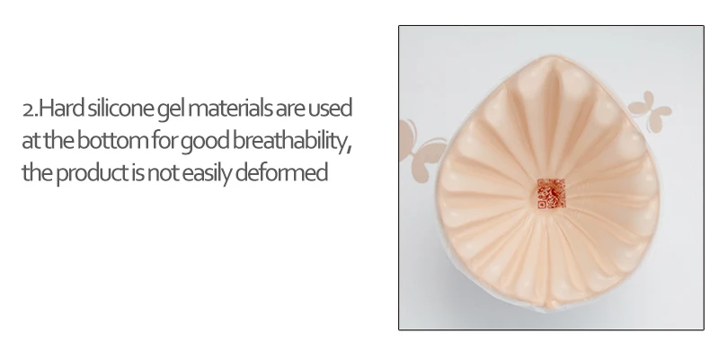 Komaynaly Temperature Control Lightweight Silicone Breast Forms for Woman Mastectomy Prosthesis Bra Inserts 1 Piece A B C D Cup (2)