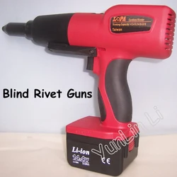 Pistolet de rivetage électrique à noyau rapide, 14.4V DC, rechargeable au Lithium, XDL 200M 