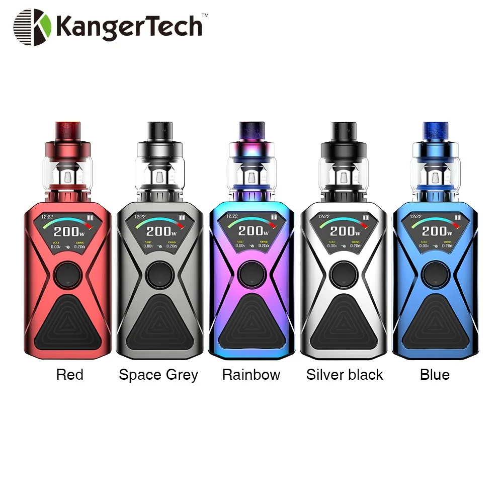 

Original Kangertech XLUM 200W TC Kit with 200W XLUM Box MOD & 4.5ml XLUM Tank Power By Dual 18650 Battery Vape Kit Vs luxe kit