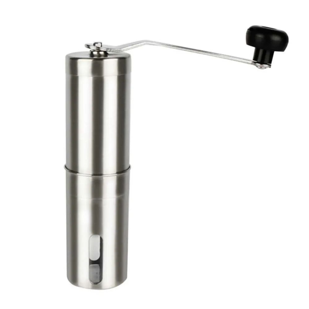 1PC Stainless Steel Manual Coffee Bean Grinder Hand Crusher Pepper