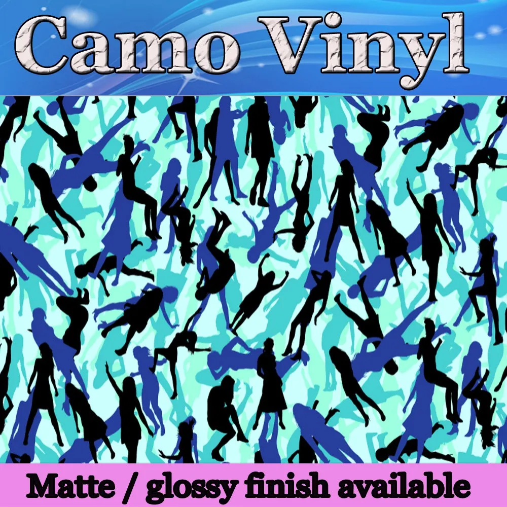 SNOW GIRL CAMOUFLAGE 3M WRAP VINYL DECALTRUCKER GIRL CAMO URBAN CAMO Car wrapping film foile vinyls (13)