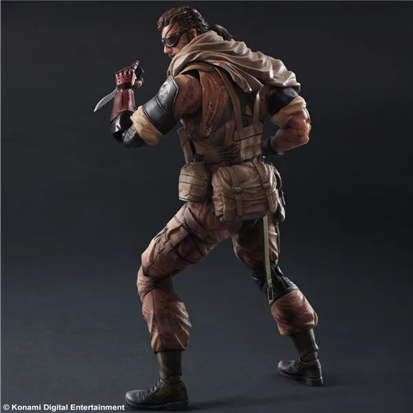 Play Arts Kai Metal gear твердые ПВХ Фигурки Коллекционная модель игрушки 1" 27 см