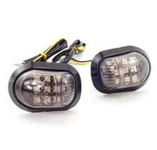 Пара LED боковой габаритный мигалка лампа сторона поворотники свет для Honda MSX125 bws