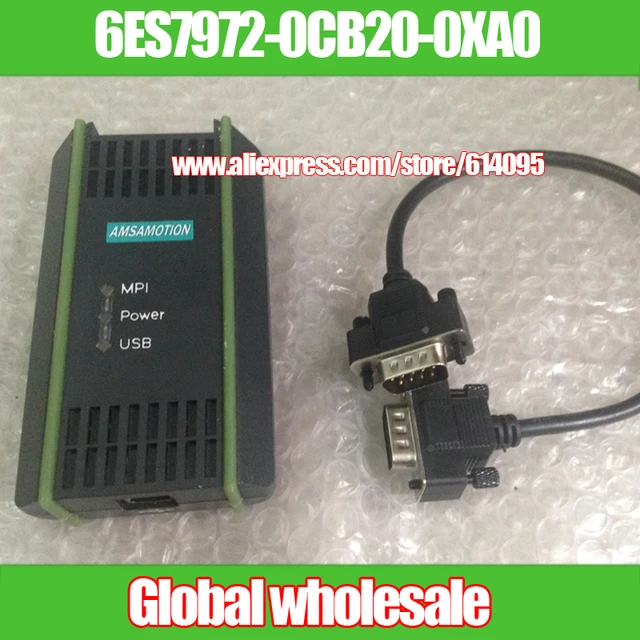 Cable de programación 6ES7, USB-MPI + PLC DP/MPI para Siemens S7-200/300/400/972-OCB20-0XA0, WIN7 WIN8, 1Kit