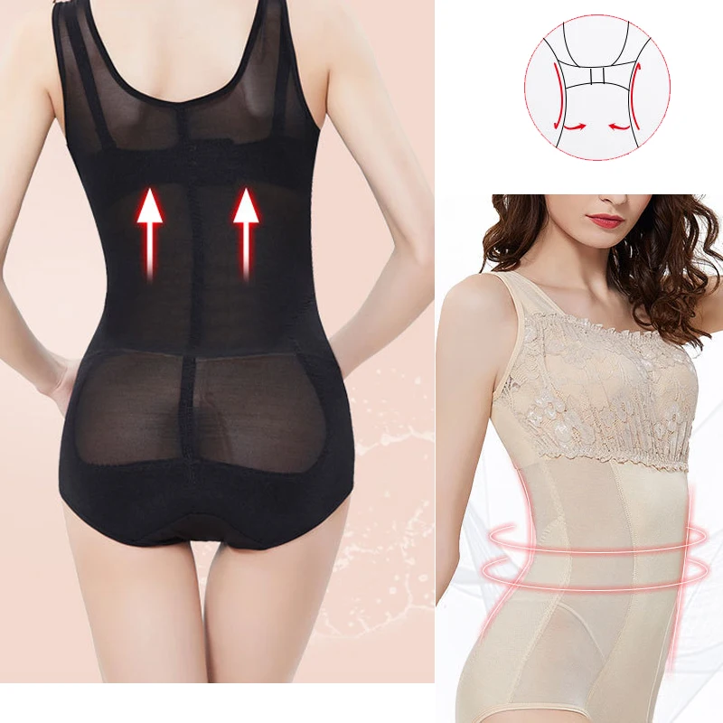 

Women Sexy Push Up Bra Shaper Slimming Waist Tummy Trimmy Corsets Lace Underwear Control Body Shapers Tops