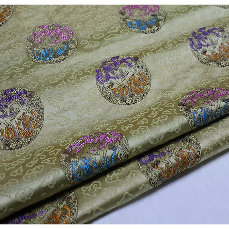 

75x100cm HLQON imported jacquard tapestry satin soft 3D jacquard fabric for dress coat upholstery patchwork sewing DIY clothing