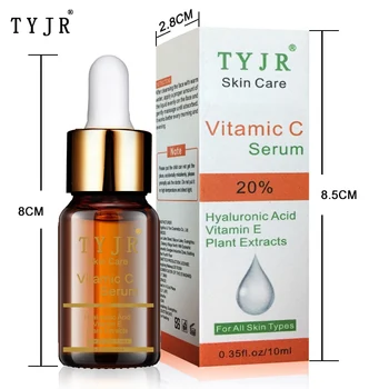 

10ml Vitamin C Whitening Serum VC Removing Dark Spots Freckle Fade Skin Care Moisturizer Face Anti Winkles Essence 10M