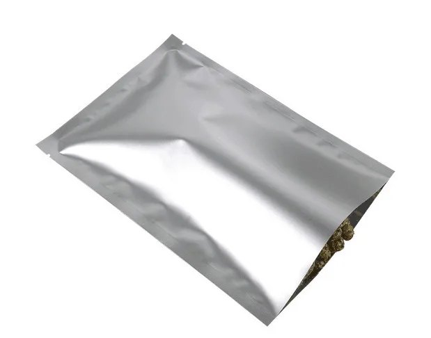 7x10cm Small Ping Pocket 200pcs Silver Matte Aluminium Foil Bags 7x10cm Small Ping Pocket 200pcs Silver Matte Aluminium Foil Bags Heat Sealing Dumb Aluminum Plastic Pouches Powder Pack Sachet In Storage From Home