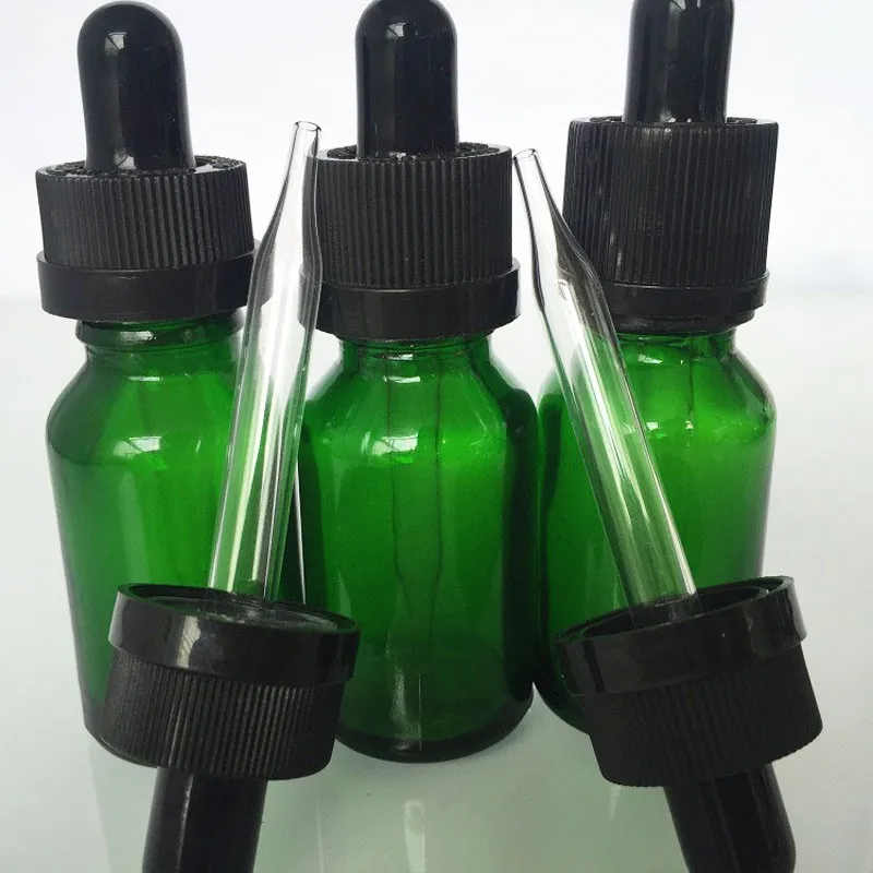Download Aliexpress.com : Buy 5ml 10ml 15ml 20ml 30ml 50ml 100ml Green Glass Dropper Bottles Essential ...
