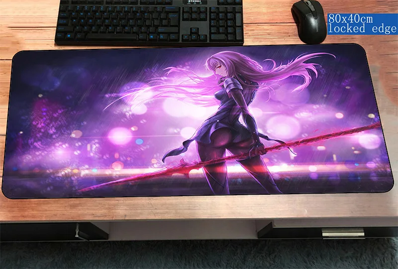fate grand order mousepad gamer cute 800x400x3mm gaming mouse pad desk notebook pc accessories laptop padmouse ergonomic mat - Цвет: Size 800x400x3mm