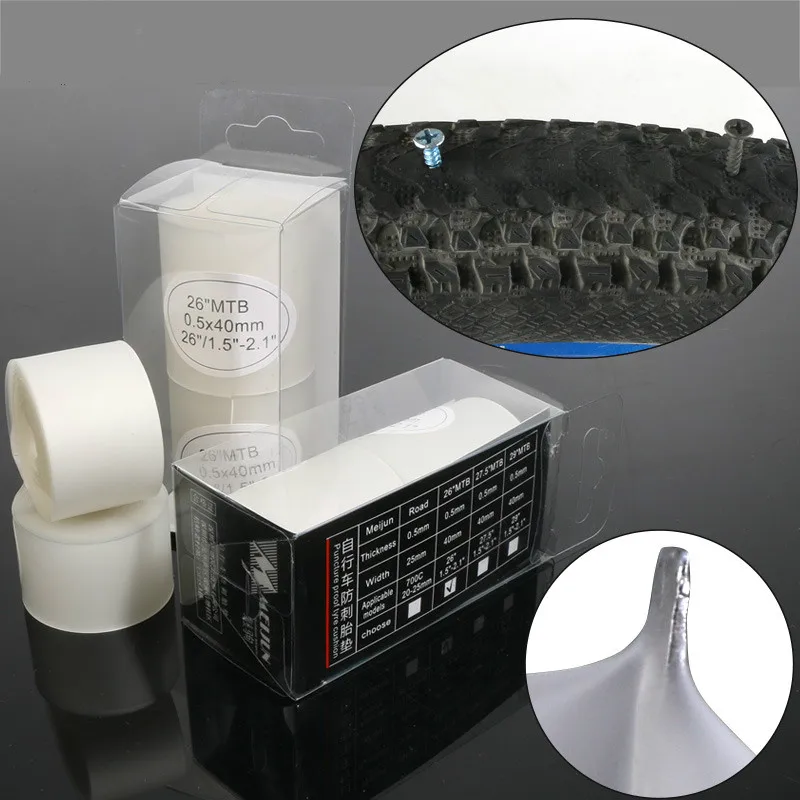 

2 Pcs Bicycle Scooter Tire Puncture Proof Belt Tyre Protection Liner Strip for M187 M365 Speedway Inflation Tire Scooter