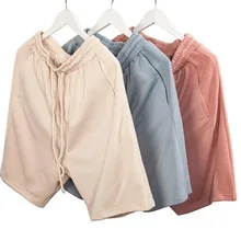 Летние шорты, мужские Бермуды, повседневные шорты, homme, хип-хоп, kanye west, свободные пляжные шорты, шорты на молнии с карманом