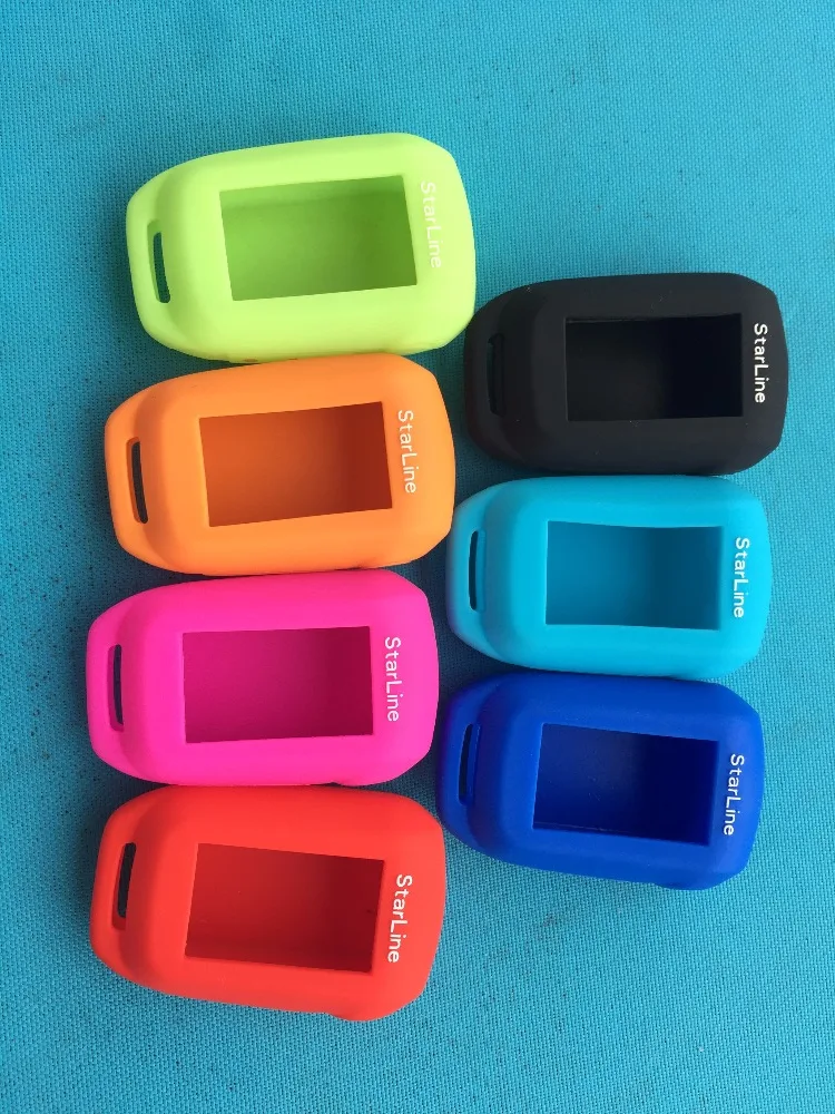 

A92 Silicone Key Case Tamarack For Russian Two Way Car Alarm LCD Remote Control Keychain Starline A92 A94 V62 A62 A64 Key Fob