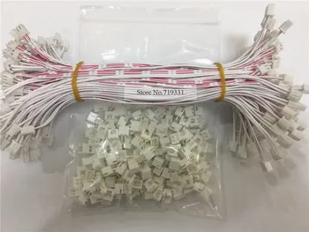 

100 SETS JST XH 2.54MM 2 Pin Female&Female Connector plug with Wires Cable 200MM