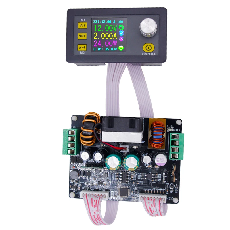 

control Power Supply Buck-boost converter Constant Voltage current DPH3205 Programmable color LCD voltmeter ammeter 160W 21%