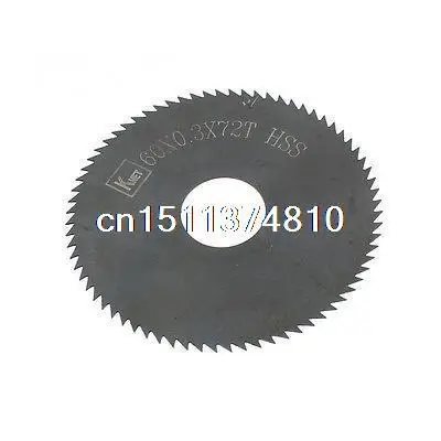 

6cm x 0.03cm x 1.6cm 72 Teeth HSS Slitting Saw Blade Cutting Tool