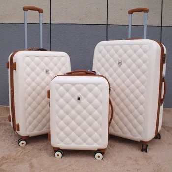 

Export to the United Kingdom ABS Rolling Luggage Wheel Trolley Travel Suitcase Luxury Brand Boarding Bag Trunk