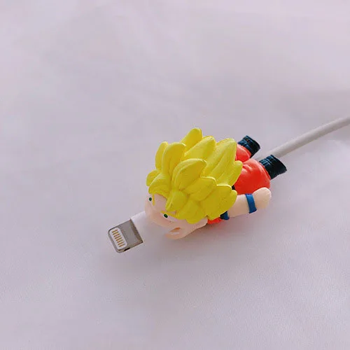 Новейший кабель аксессуар кабель животные укусы мультфильм USB зарядное устройство кабель для передачи данных Шнур протектор для iphone 8 7 6 USB кабель защиты