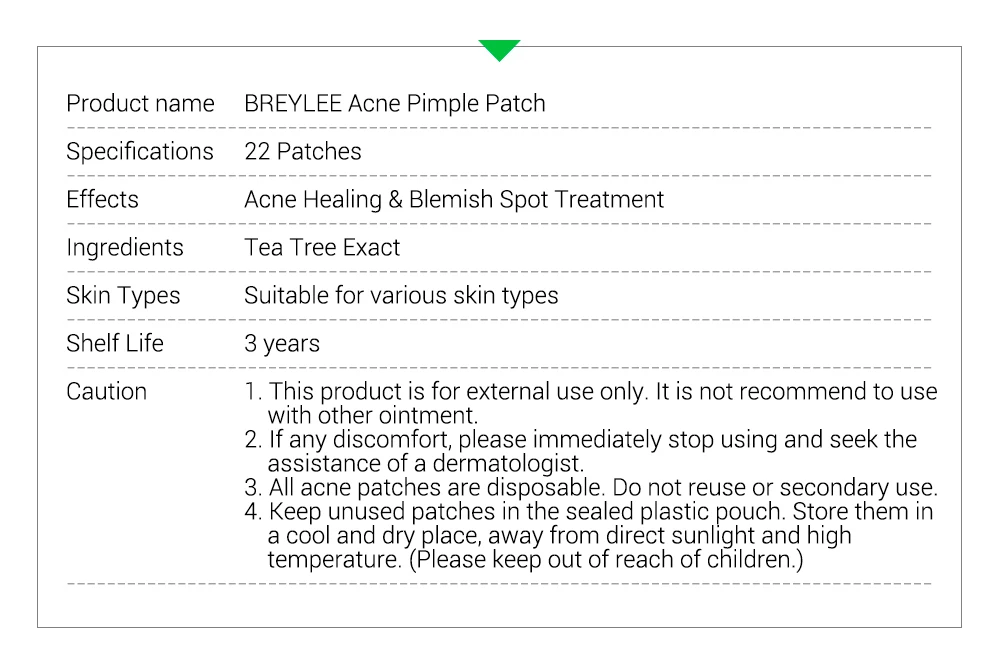 BREYLEE акне прыщи патч наклейки лечение прыщей инструмент для удаления прыщей пятна маска для лица Уход за кожей водонепроницаемый 22 патчи