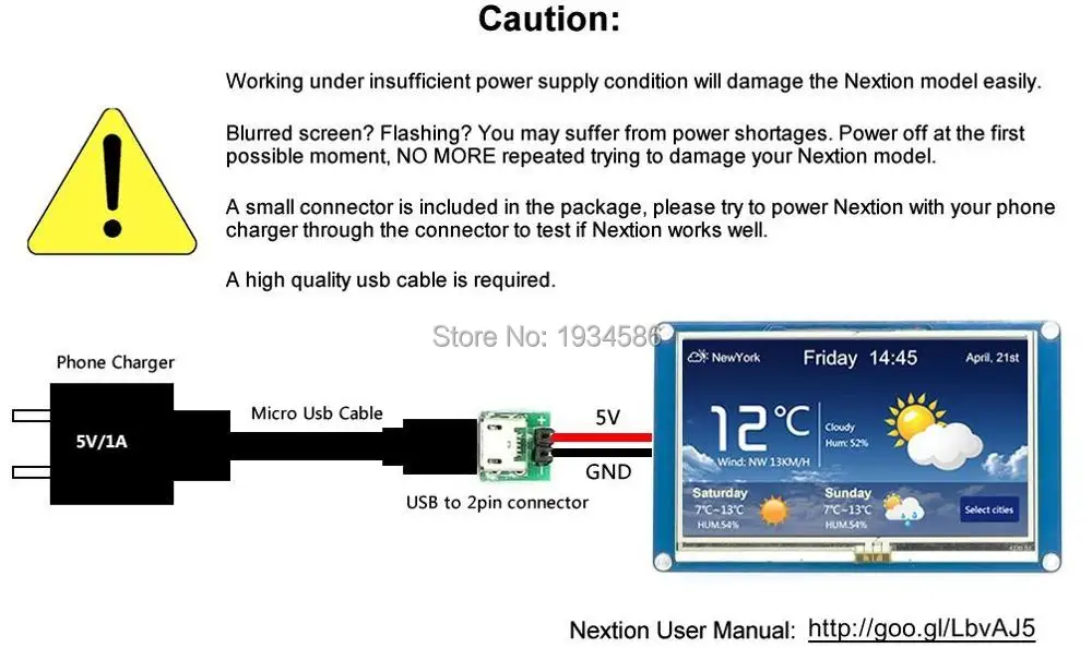 Nextion 7," 7 дюймов последовательный USART HMI на тонкопленочных транзисторах на тонкоплёночных транзисторах ЖК-дисплей Дисплей модуль 800*480 интеллигентая(ый) сенсорный Панель 5V 510mA для Arduino Raspberry Pi