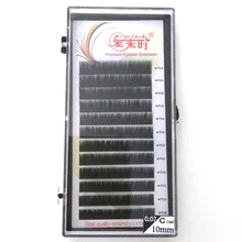 Eyelash Extension Individual Lash Natural Long Silk Volume Mink Eye False Eyelashes Soft Cilia Classic Lashes