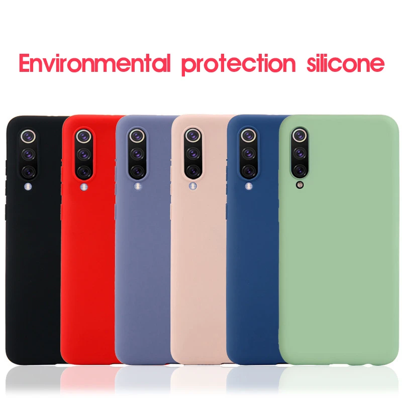 Luxury Soft Silicone Case For Xiaomi Mi 9 8 Mi9 SE 6 A2 Mi8 Lite Nature Silicon Shockproof Full Back Cover Xiaomi Mi9 Case Mi8
