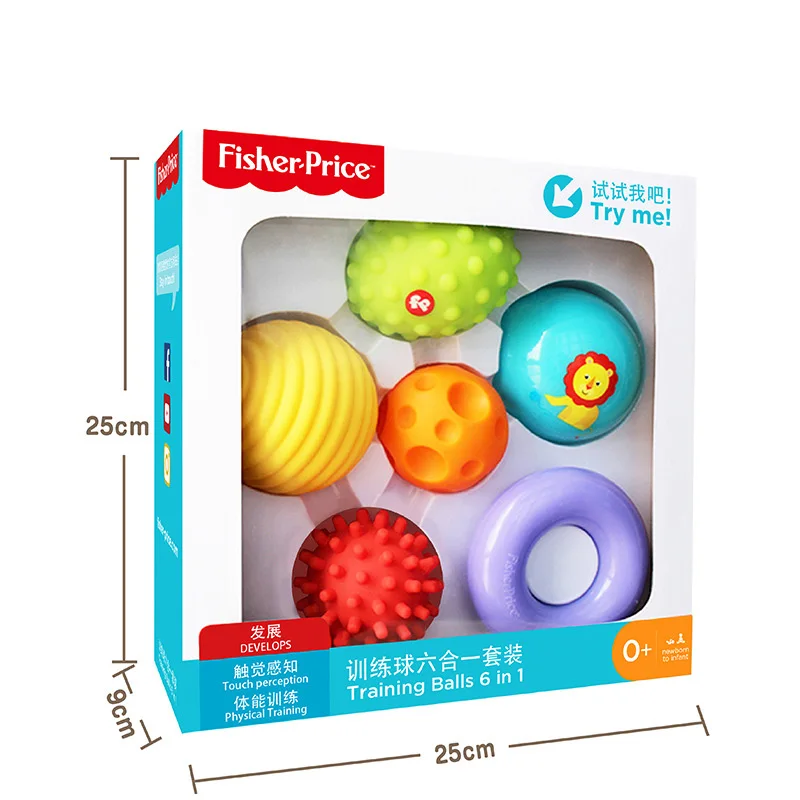 

6pcs Soft Textured Developmental Multi Sensory Tactile Pinch Bath Toy Ball Baby Ball Set for Baby Infant Massage Soft Balls