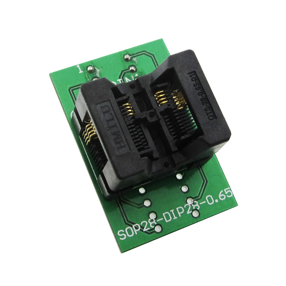

HAILANGNIAO 1Pcs SSOP20 to DIP20 Pitch 0.65mm Programmer Adapter IC Test Socket