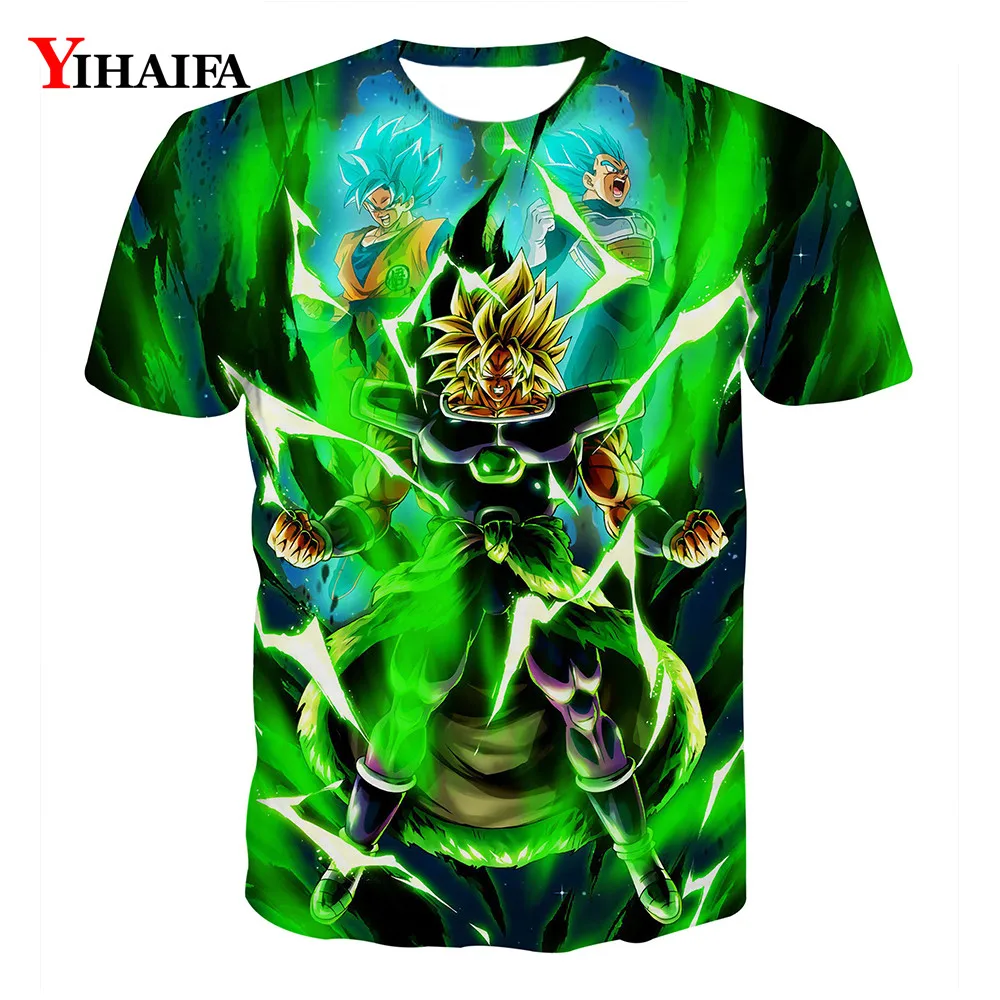 

3D T shirt Dragon Ball Z Print Anime Fighting Vegeta Goku Casual Tee Shirts Summer Men Hip Hop Cartoon Graphic Tees Tops