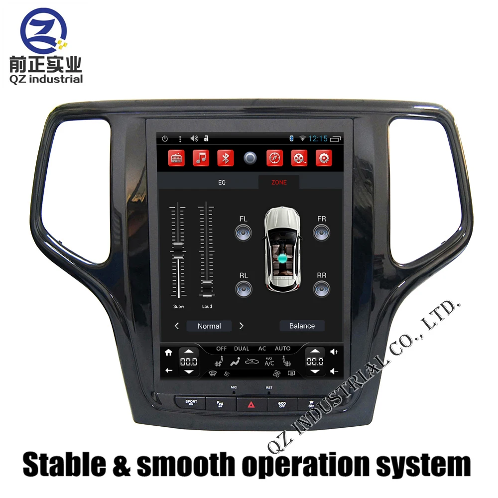 Cheap 10.4" Upright Huge Screen Android 4.4 T3 2G 32G for Jeep grand Cherokee 2015-2017 Car DVD Player with 3G 4G WIFI GPS Map Radio 12