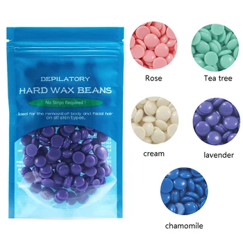 

50g Female Hair Removal Bean No Strip Depilatory Hot Film Hard Wax Pellet Waxing Hair Removal Bean Dropship